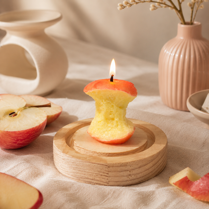 Realistic Apple Core Scented Candle