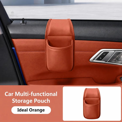 ⚡️50% OFF⚡️- Leather Car Door Storage Pocket | Double-Layer Car Door Organizer