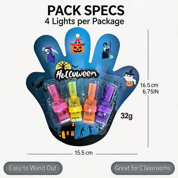 🔥Last Day 50% OFF | Halloween Finger Projector Lights - The Ultimate Trick-or-Treat Party Pack!