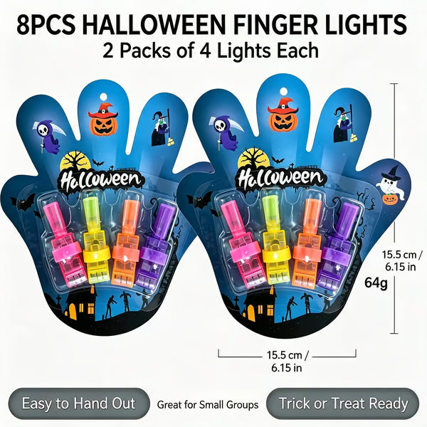🔥Last Day 50% OFF | Halloween Finger Projector Lights - The Ultimate Trick-or-Treat Party Pack!