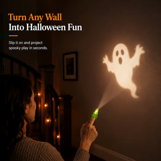 🔥Last Day 50% OFF | Halloween Finger Projector Lights - The Ultimate Trick-or-Treat Party Pack!