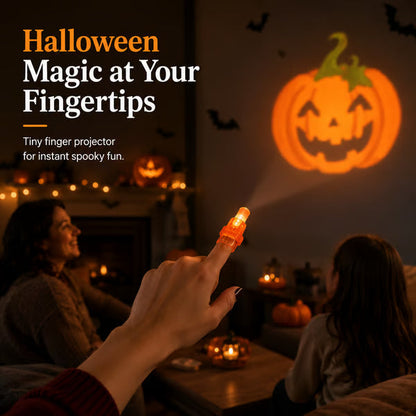 🔥Last Day 50% OFF | Halloween Finger Projector Lights - The Ultimate Trick-or-Treat Party Pack!