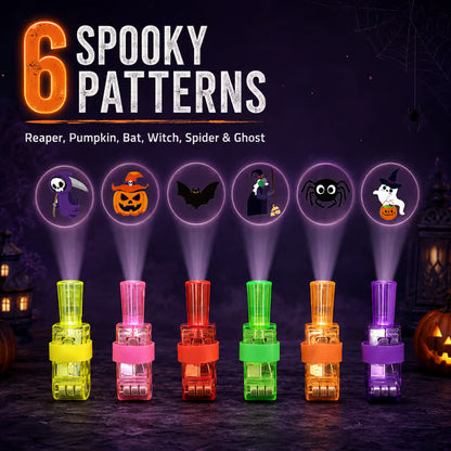 🔥Last Day 50% OFF | Halloween Finger Projector Lights - The Ultimate Trick-or-Treat Party Pack!