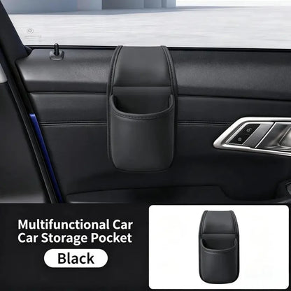 ⚡️50% OFF⚡️- Leather Car Door Storage Pocket | Double-Layer Car Door Organizer