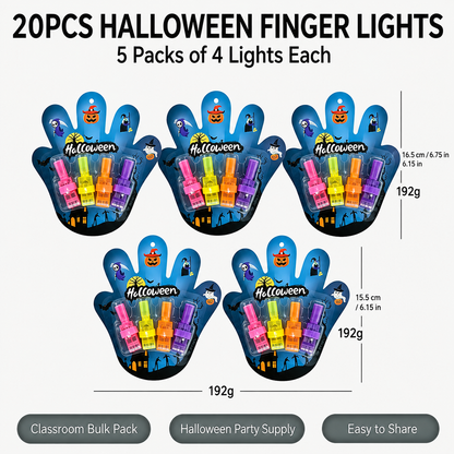 🔥Last Day 50% OFF | Halloween Finger Projector Lights - The Ultimate Trick-or-Treat Party Pack!