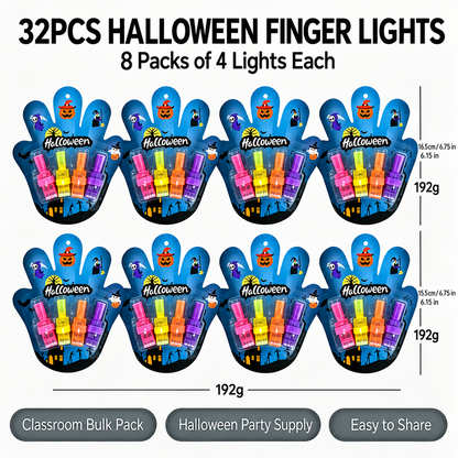 🔥Last Day 50% OFF | Halloween Finger Projector Lights - The Ultimate Trick-or-Treat Party Pack!
